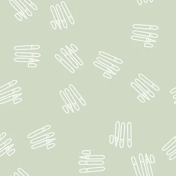 Glue for eyelashes line seamless pattern Illustrazione stock