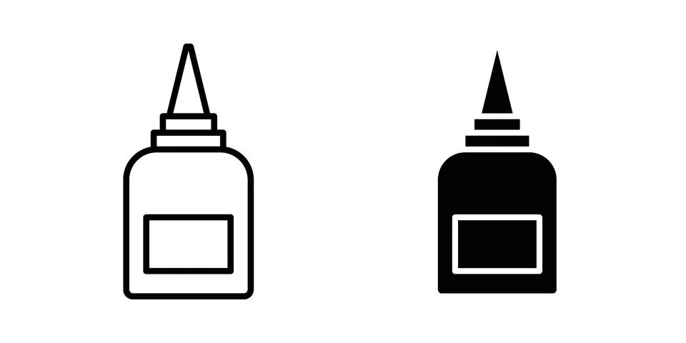 Glue icon concept. best for web design Stock Illustration