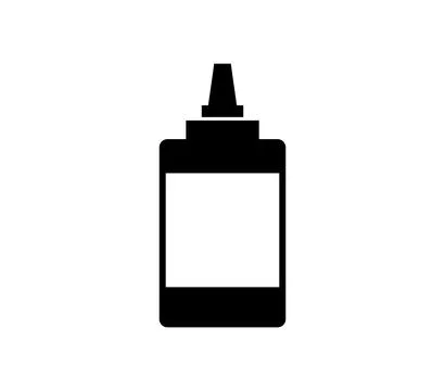 Glue icon illustrated in vector on white background Stock Illustration