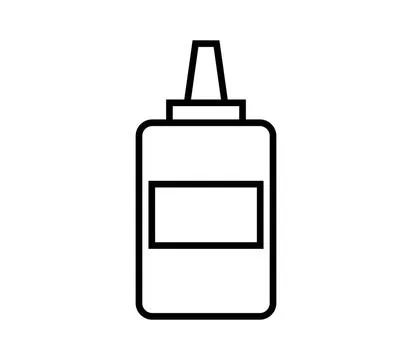 Glue icon illustrated in vector on white background glue icon illustrated ... Stock Photos