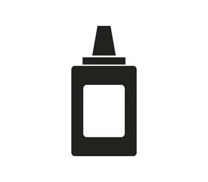 Glue icon illustrated in vector on white background glue icon illustrated ... Stock Photos