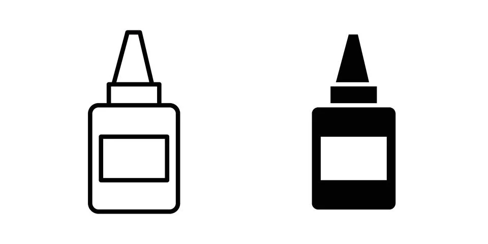 Glue icon vector design illustrations Stock Illustration