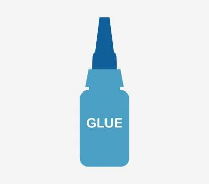 Glue icon on white background Stock Illustration
