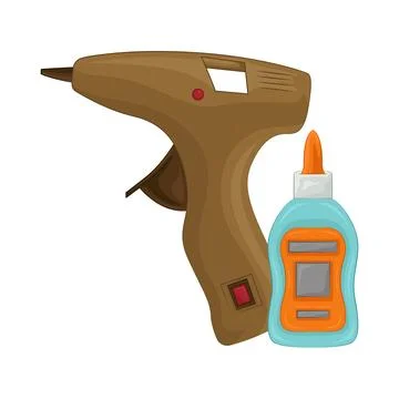 Glue Illustration Illustrazione stock