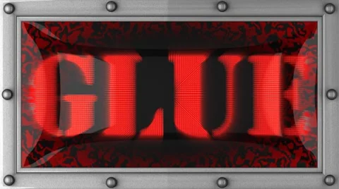 Glue on led Vídeo Stock 8762446