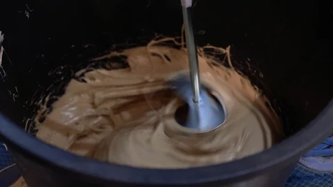 Glue mixing Stock Footage 123623377