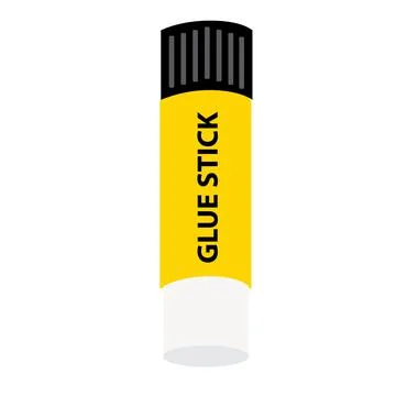 Glue stick icon on white background. Glue stick symbol. stationery concept. Stock Illustration