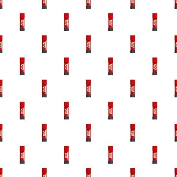 Glue stick pattern seamless background for school supplies Stock Illustration