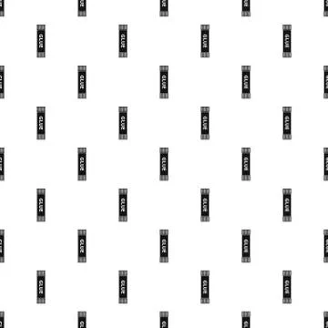 Glue stick pattern seamless vector Stock Illustration