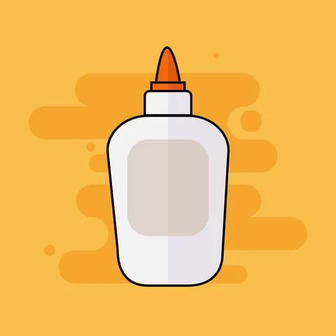 Glue tool school Ilustração Stock