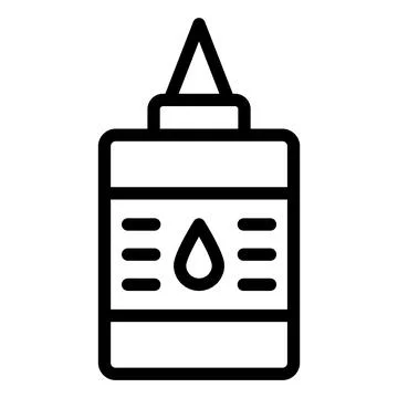 Glue Vector Icon Design Illustration Stock Illustration
