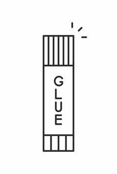 Glue vector icon Stock Illustration