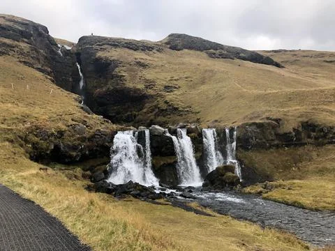 Gluggafoss Foto stock