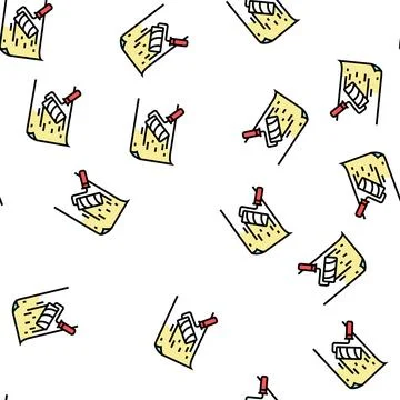 Gluing wallpaper vector seamless pattern Stockillustratie