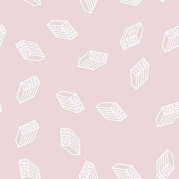 Glulam wood line seamless pattern Stock Illustration