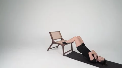 Glute bridges Stock Footage 314195141