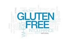 Gluten free animated word cloud, text de... | Stock Video | Pond5
