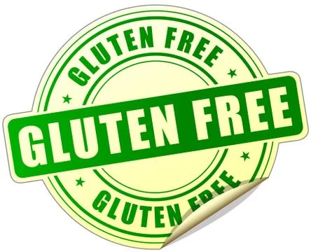 Gluten free label Stock Illustration