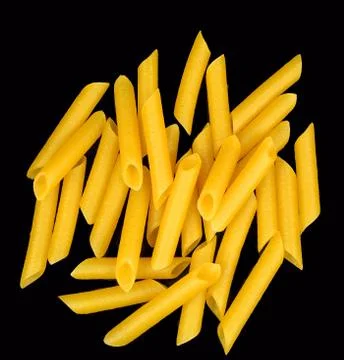 Gluten free penne pasta Stock Photos