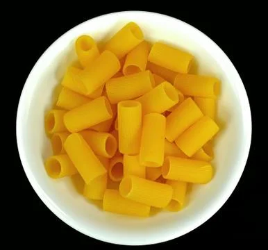 Gluten free rigatoni pasta Foto stock