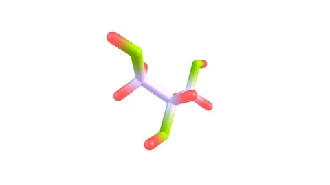 Glycerol molecule rotating video Full HD Video stock 149020779