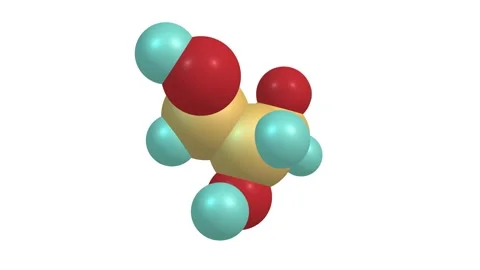 Glycerol molecule rotating video Full HD Video stock 149020782