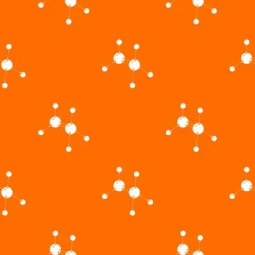 Glycine pattern vector orange Stock Illustration