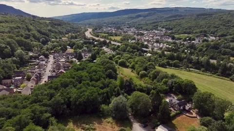 Glynneath in the Neath Valley 스톡 동영상 342503118
