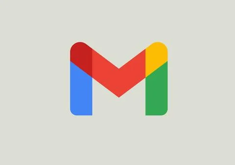 Gmail logo. Google product. Icon of logotype gmail. Editorial vector Stock Illustration