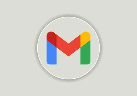 Gmail logo. Google product. Icon of logotype gmail. Editorial vector Stock Illustration