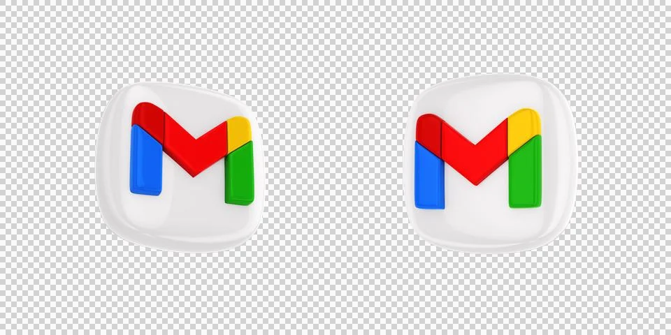 Gmail Social network icon candy look Illustrazione stock