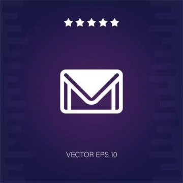 Gmail vector icon Stock Illustration