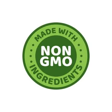 GMO free emblems 스톡 일러스트