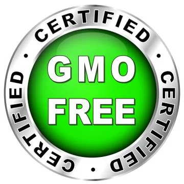 Gmo free label Stock Illustration