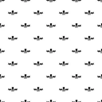 Gmo free label pattern vector seamless Stock Illustration