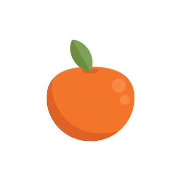 Gmo fruit icon flat vector. Dna food 스톡 일러스트