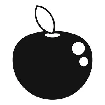 Gmo fruit icon simple vector. Dna food 스톡 일러스트