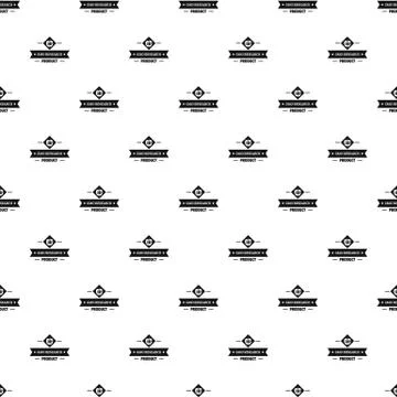 Gmo product pattern vector seamless 스톡 일러스트