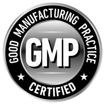 GMP Good Manufacturing Practice Illustrazione stock