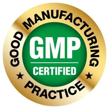 GMP Good Manufacturing Practice Illustrazione stock
