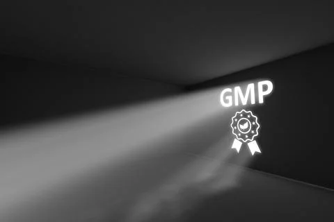 GMP rays volume light concept 3d illustration Stock Illustration