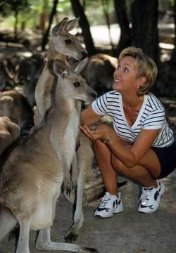 'GMTV' TV Programme. Stock Photos