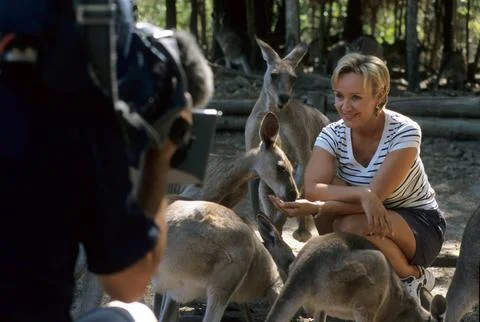 'GMTV' TV Programme. Stock Photos