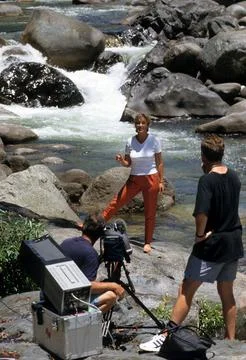 'GMTV' TV Programme. Stock Photos