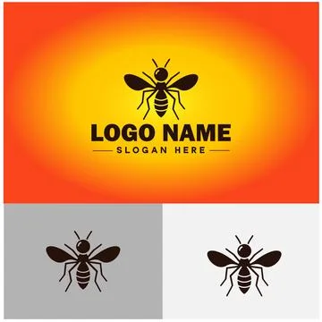 Gnat logo vector art icon graphics for business brand icon mosquito logo te.. 스톡 일러스트