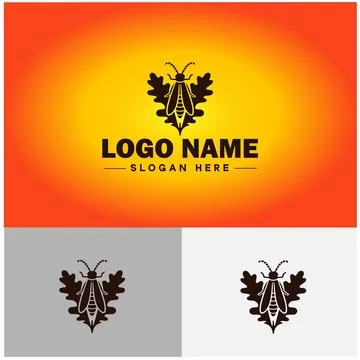 Gnat logo vector art icon graphics for business brand icon mosquito logo te.. Stockillustratie