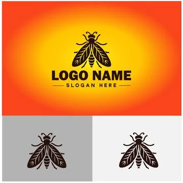 Gnat logo vector art icon graphics for business brand icon mosquito logo te.. Stockillustratie