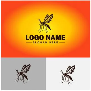 Gnat logo vector art icon graphics for business brand icon mosquito logo te.. 스톡 일러스트