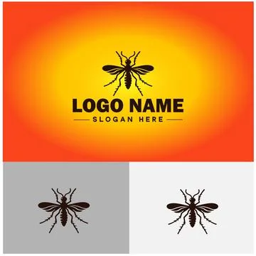 Gnat logo vector art icon graphics for business brand icon mosquito logo te.. 스톡 일러스트