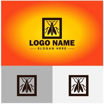 Gnat logo vector art icon graphics for business brand icon mosquito logo te.. Stockillustratie